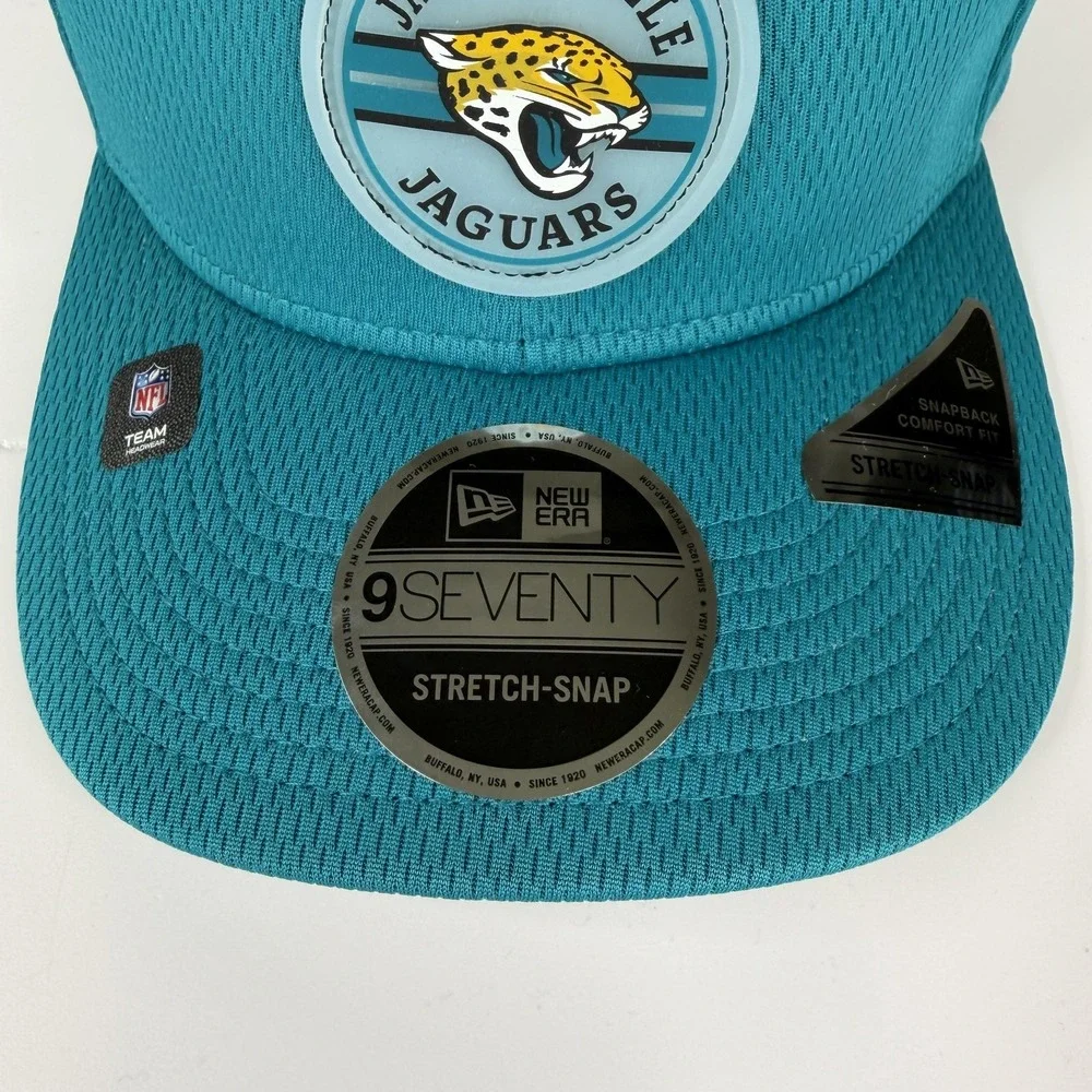 Jacksonville Jaguars Hat Cap Snap Back Mens One Size Green NFL New Era 9Seventy